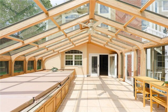 51 Reservoir Rd, Cumberland, RI 02864 - unfurnished sunroom featuring vaulted ceiling