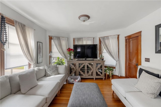 93 Pleasant St, Cranston, RI 02910 - living area featuring wood finished floors