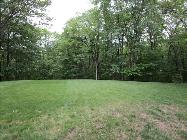 524 Middle Rd, East Greenwich, RI 02818 - view of grassy yard featuring a wooded view
