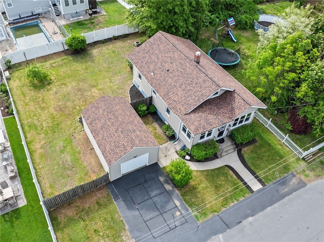 39 Sampson Ave, North Providence, RI 02911 - aerial view of property and surrounding area