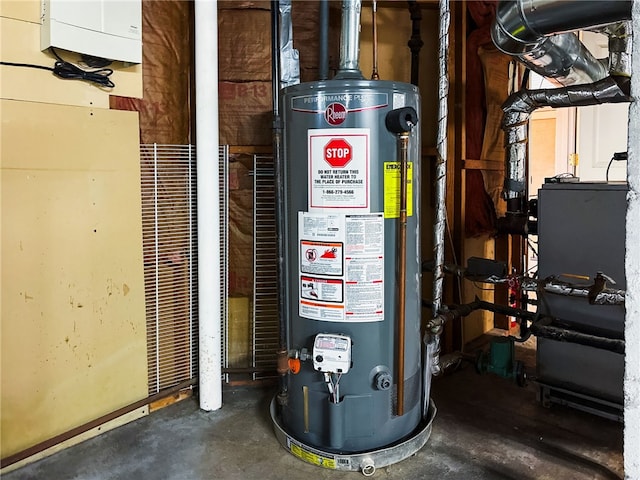 39 Sampson Ave, North Providence, RI 02911 - utility room featuring gas water heater