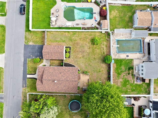 39 Sampson Ave, North Providence, RI 02911 - bird's eye view of a pool area