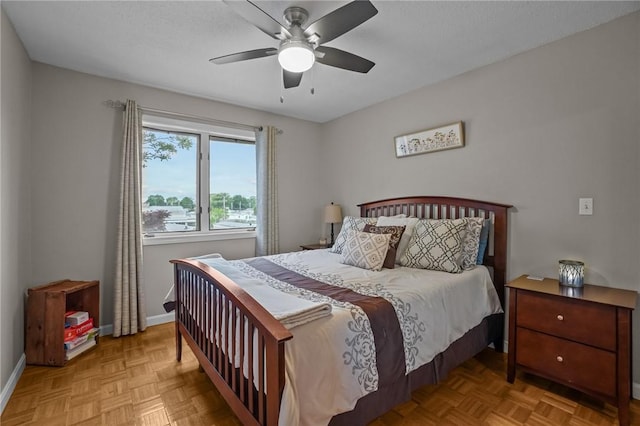 724 Beverage Hill Ave Unit 304, Pawtucket, RI 02861 - bedroom with baseboards and a ceiling fan