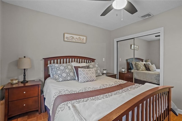 724 Beverage Hill Ave Unit 304, Pawtucket, RI 02861 - bedroom with a closet and ceiling fan