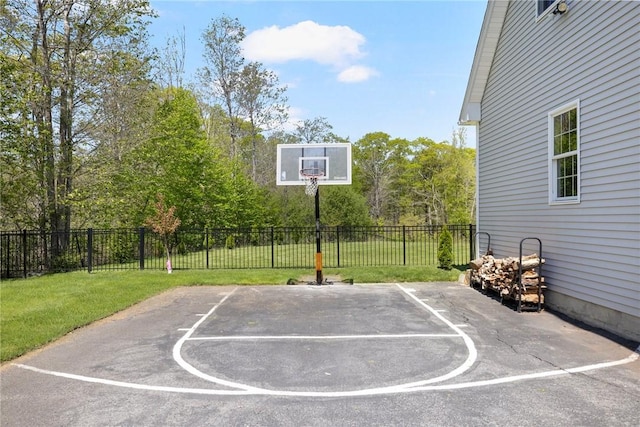 114 Teaberry Dr, Tiverton, RI 02878 - view of basketball court with community basketball court