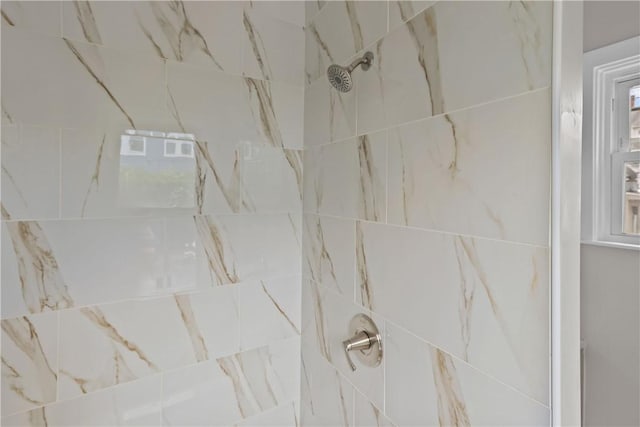 1413 Broad St, Providence, RI 02905 - bathroom view of a tile shower