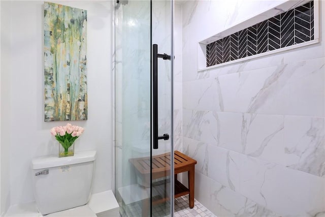 75 Pelham St Unit A, Newport, RI 02840 - full bath featuring a shower stall and toilet