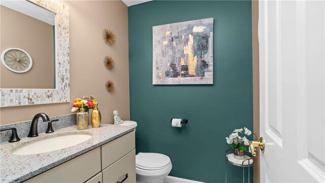 605 Gardner Rd, Exeter, RI 02822 - bathroom with toilet and vanity