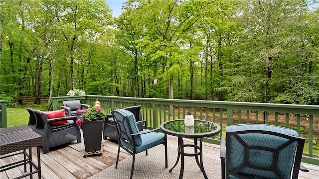 605 Gardner Rd, Exeter, RI 02822 - deck with outdoor lounge area