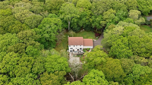 605 Gardner Rd, Exeter, RI 02822 - aerial view of property and surrounding area featuring a forest