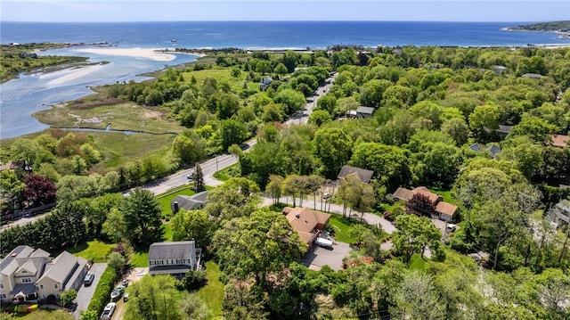 11 Cove Rd, Narragansett, RI 02882 - aerial perspective of suburban area with a nearby body of water