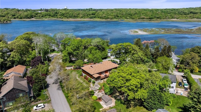 11 Cove Rd, Narragansett, RI 02882 - aerial perspective of suburban area featuring a large body of water