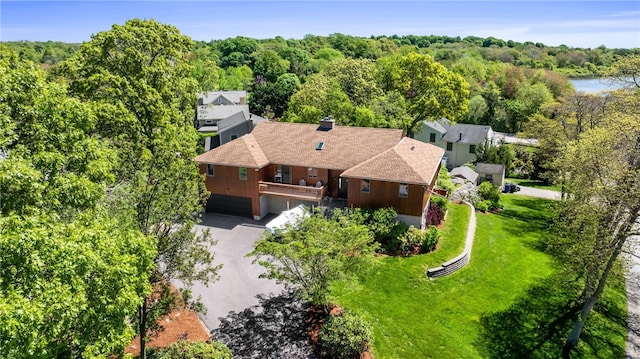 11 Cove Rd, Narragansett, RI 02882 - view of subject property featuring a forest and a nearby body of water