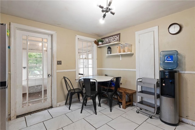 58 Edgemere Rd, Pawtucket, RI 02861 - dining room featuring light tile patterned floors