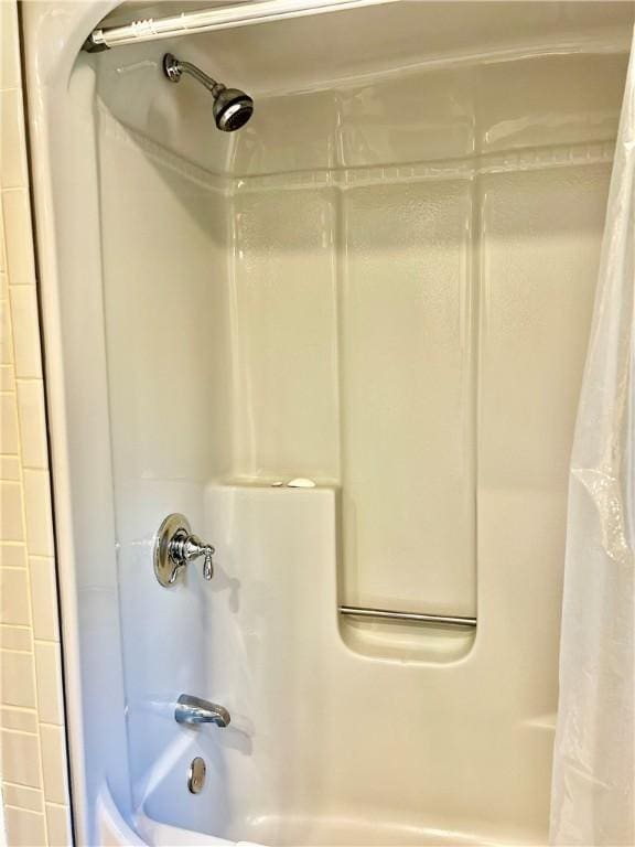 261 John Potter Rd, West Greenwich, RI 02817 - bathroom featuring shower / tub combo with curtain