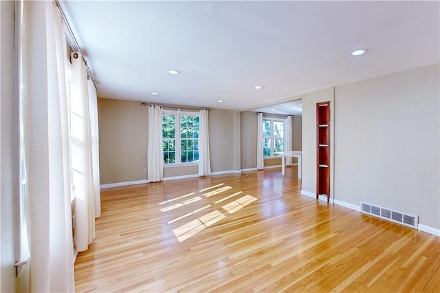 23 Sarah St, Providence, RI 02906 - spare room featuring light wood-type flooring, recessed lighting, and baseboards