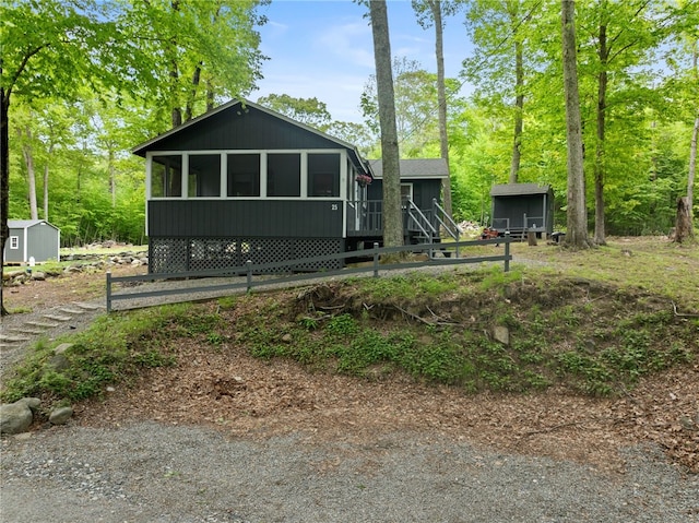 25 Melissa Ln, Burrillville, RI 02859 - view of front of home with a sunroom