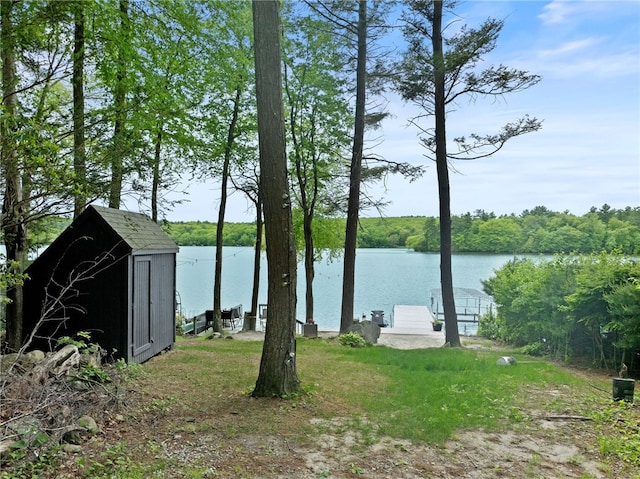 25 Melissa Ln, Burrillville, RI 02859 - water view with a dock