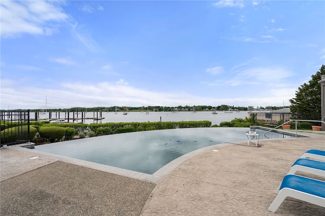 341 Thames St Unit 103, Bristol, RI 02809 - view of pool with a water view