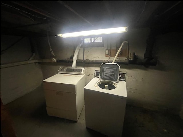 80 Frontier Rd, Warwick, RI 02889 - basement with washing machine and clothes dryer and a heating unit