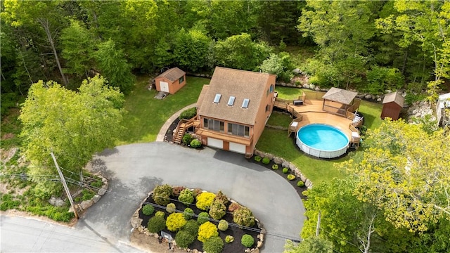 121 W Shore Dr, Exeter, RI 02822 - view of subject property with a pool area