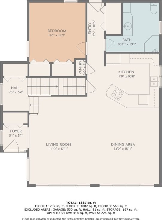 121 W Shore Dr, Exeter, RI 02822 - room layout