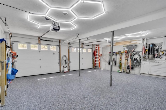 117 Mann School Rd, Smithfield, RI 02917 - garage with a garage door opener
