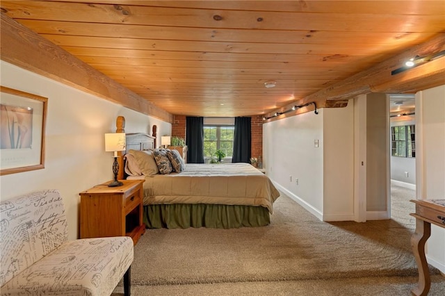 1 Tupperware Dr Unit 226, North Smithfield, RI 02896 - carpeted bedroom featuring wooden ceiling and baseboards