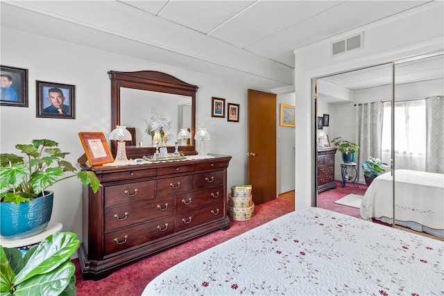 510 Child St Unit 105B, Warren, RI 02885 - bedroom featuring dark colored carpet and a closet