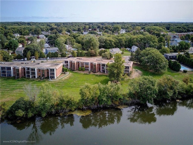510 Child St Unit 105B, Warren, RI 02885 - drone / aerial view of a nearby body of water