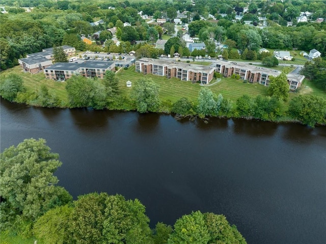 510 Child St Unit 105B, Warren, RI 02885 - aerial view of a nearby body of water