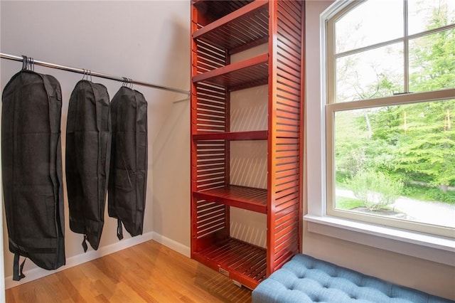 200 Miner Rd, North Kingstown, RI 02874 - spacious closet with wood finished floors