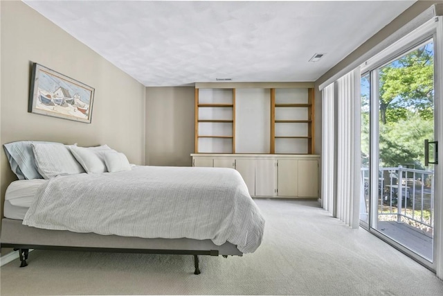 18 Caddy Rock Rd Unit C, North Kingstown, RI 02852 - bedroom with light carpet and access to exterior