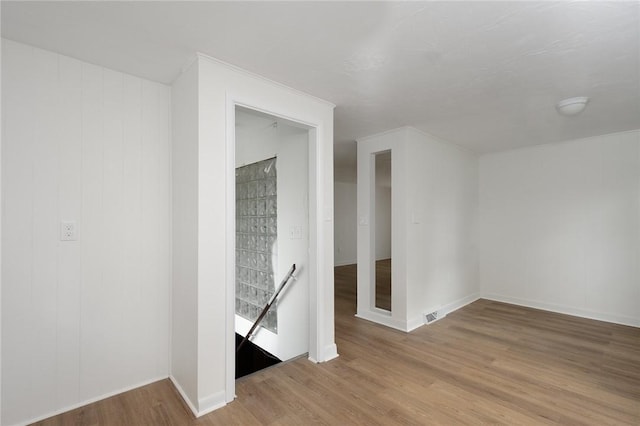 613 Prospect St, Woonsocket, RI 02895 - additional living space featuring wood finished floors and baseboards