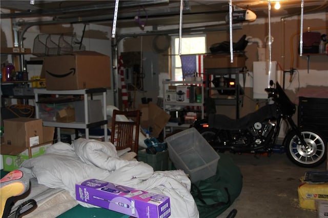 372 Mishnock Rd, West Greenwich, RI 02817 - garage featuring water heater