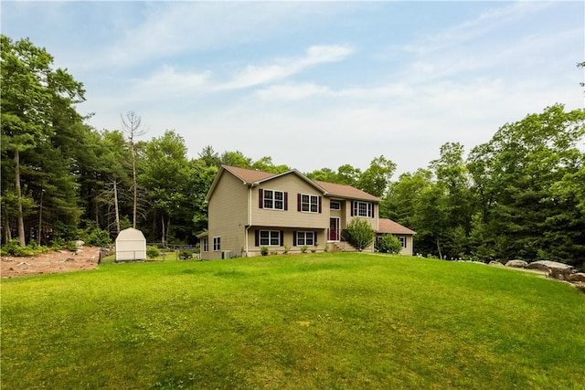 187 Plainfield Pike, Scituate, RI 02857 - view of front of home with a front lawn