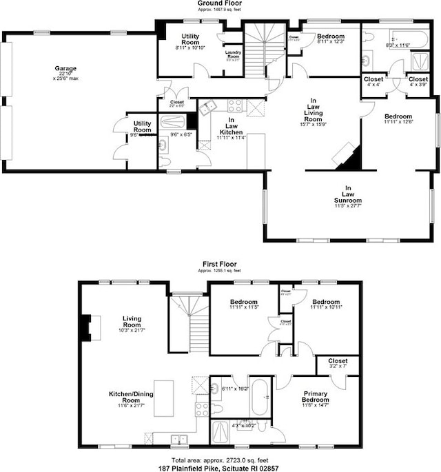187 Plainfield Pike, Scituate, RI 02857 - property floor plan