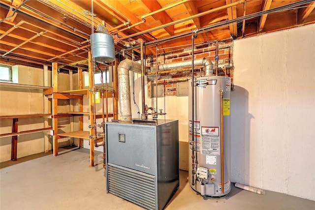 15 Lafayette Rd, Barrington, RI 02806 - utility room with gas water heater and a heating unit