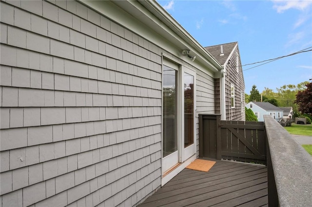 3 Ernest St, Newport, RI 02840 - view of wooden terrace