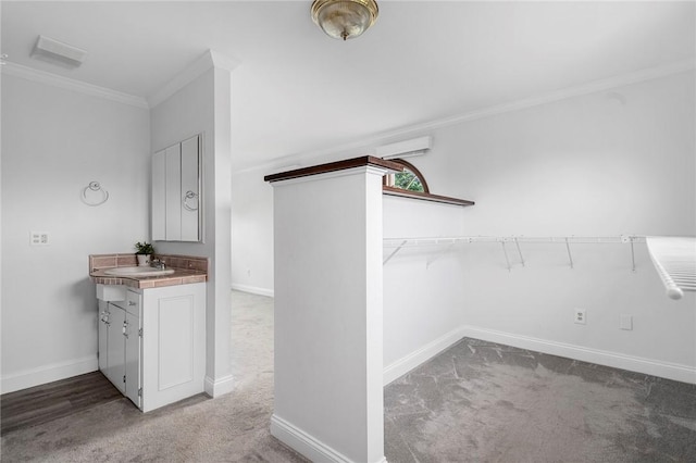 3 Ernest St, Newport, RI 02840 - spacious closet featuring carpet flooring and a sink