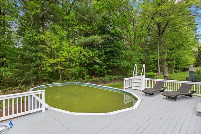 19 Bruce Dr, North Smithfield, RI 02896 - wooden terrace with view of scattered trees