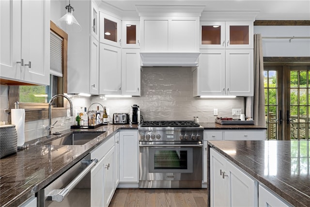 3 Gardenia Dr Unit M6, Richmond, RI 02898 - kitchen featuring appliances with stainless steel finishes, a sink, and white cabinetry