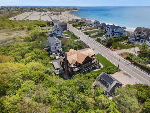 129 Sand Hill Cove Rd, Narragansett, RI 02882 - aerial view of residential area with a nearby body of water