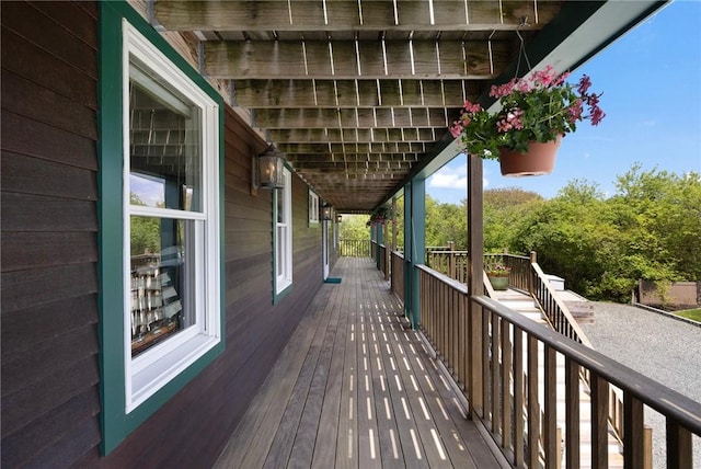 129 Sand Hill Cove Rd, Narragansett, RI 02882 - view of wooden deck