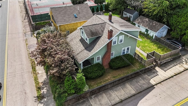 47 Cliff St, East Greenwich, RI 02818 - view from above of property