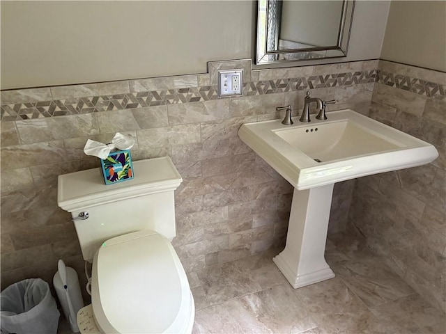 85 Plainfield Pike, Foster, RI 02825 - bathroom featuring tile walls and toilet