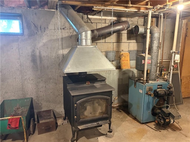 85 Plainfield Pike, Foster, RI 02825 - utilities with a heating unit