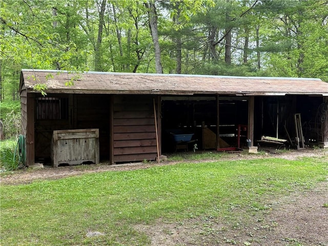 85 Plainfield Pike, Foster, RI 02825 - view of pole building with a lawn