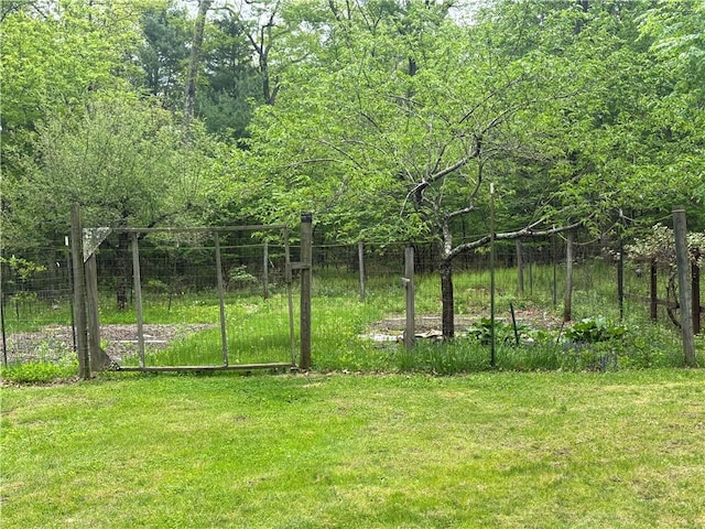 85 Plainfield Pike, Foster, RI 02825 - view of yard with a forest view