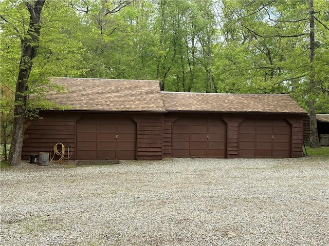 85 Plainfield Pike, Foster, RI 02825 - view of garage